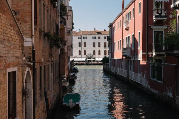 Венеция Италия Августа 2016 Каналы Здания Венеции Италия — стоковое фото