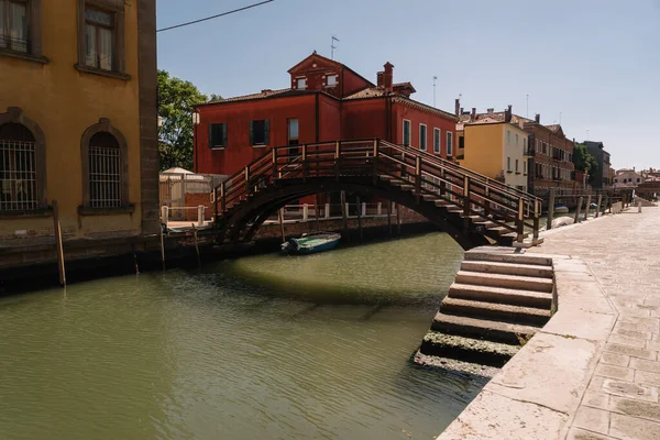 Venedig Italien August 2016 Leerer Kanal Venedig Italien — Stockfoto