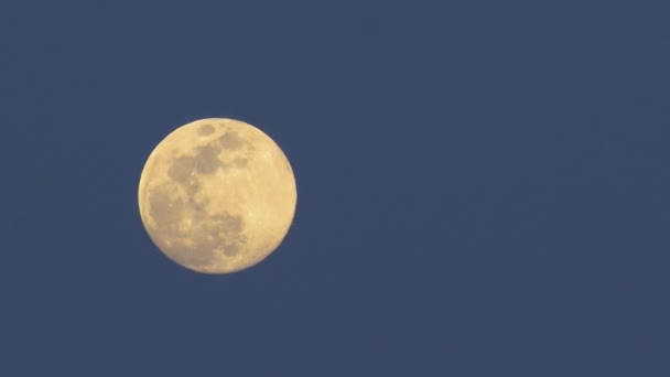 Belle pleine lune. Pleine Lune Sur Une Nuit Clair Tourné De Haute Altitude 