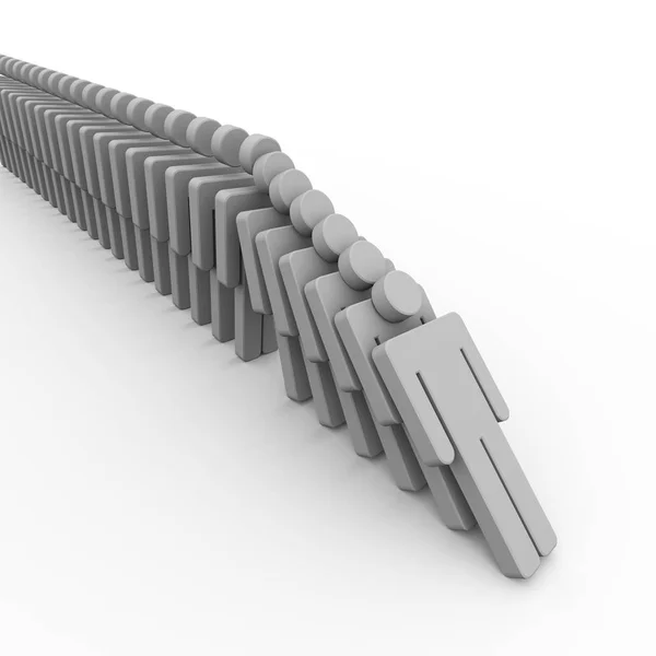 3D insanlar Domino