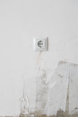 Beyaz hasar beton duvar doku