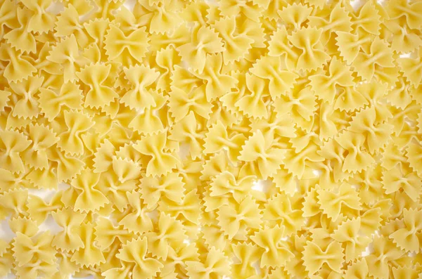Italian Uncooked Pasta Raw Farfalle Healthy Food Italian Dishes — Stock Photo, Image
