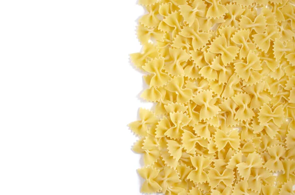 Pasta Italiana Cruda Farfalle Crude Cibo Sano Piatti Italiani — Foto Stock