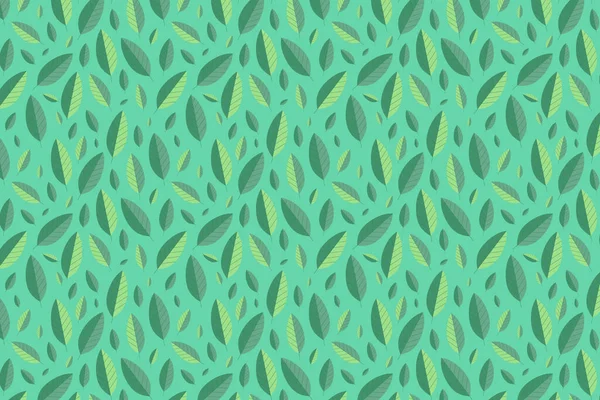 Leaf Pattern Green Green Leaves Background — Stock Photo, Image