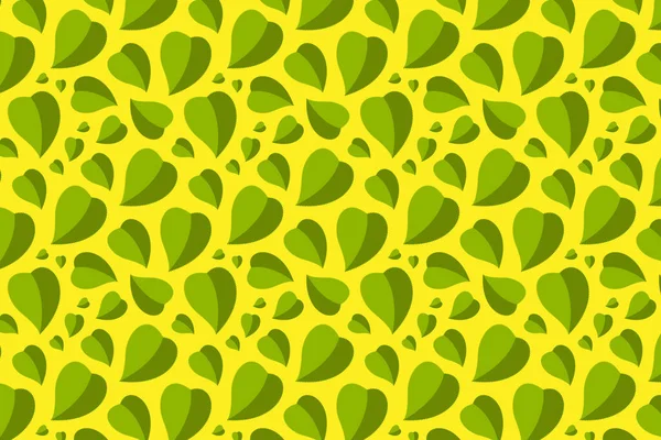 Leaf Pattern Yellow Green Leaves Background — Stock Photo, Image