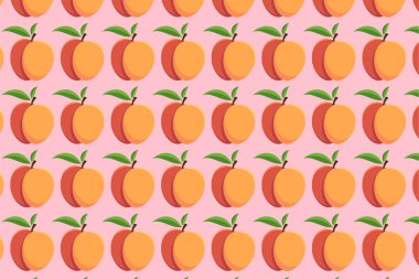 Pembe arka planda şekerin deseni. Parlak meyve arkaplanı