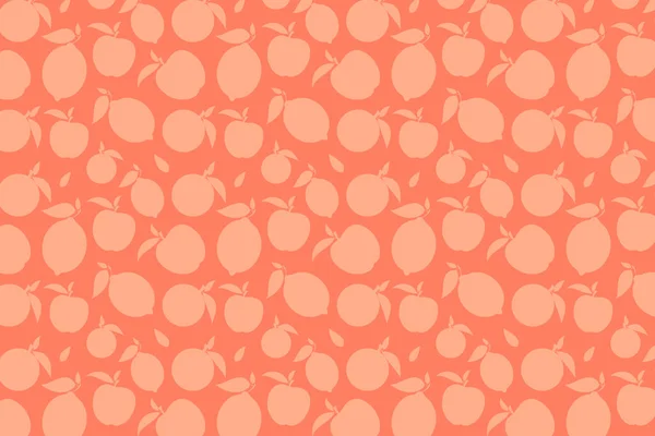 Pink Fruit Shape Pattern Pink Background — Stock Photo, Image