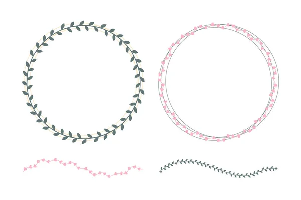 안경테 꽃무늬둥근 — 스톡 사진