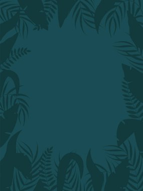 Davetiye yeşil arka planda yeşil yaprak desenli. Yeşil yaprak dokusu