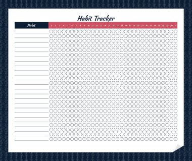 Minimalist karanlık tasarıma sahip alışkanlık izleyici 