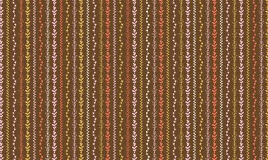 Çiçek deseni. Basit yaprak süsü