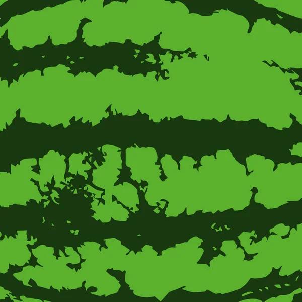 Görögdinnye Élénk Zöld Textúra Zöld Nyári Minta — Stock Vector
