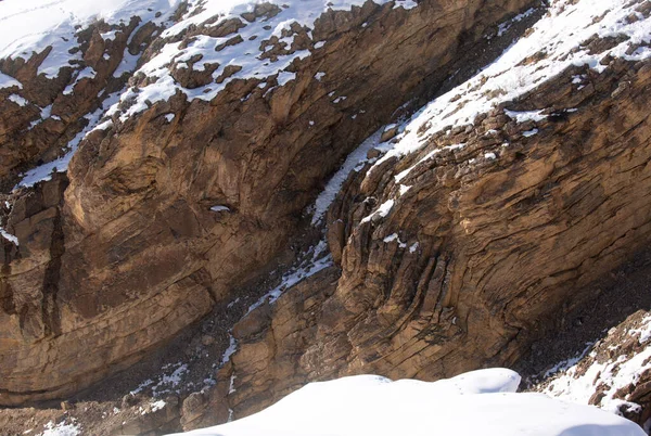 A metamorphic rock exposure at Sipti valley, Himachal Pradesh, India