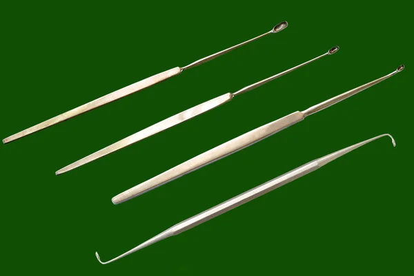 Single and double ended Curretes, surgical instruments