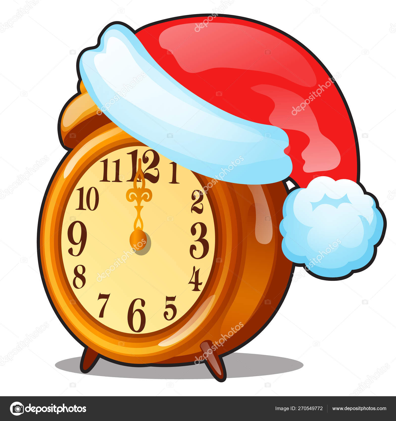 Old Alarm Clock Cartoon