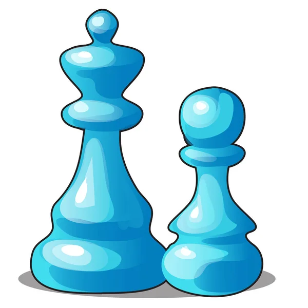 Set of chess pieces clipart on transparent background, chess