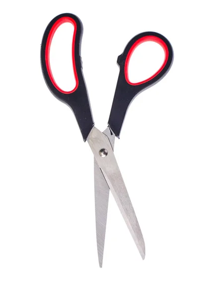Single scissors isolated on white background — Stock Photo, Image