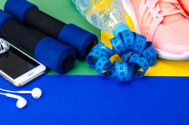 Sağlıklı beslenme egzersiz ve fitness diyet, kilo kaybı kavramı ile