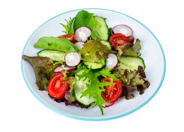 Taze sebze ile turp, salatalık