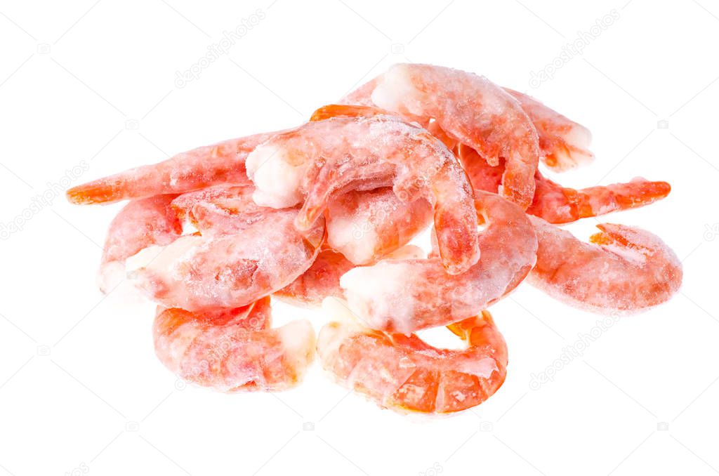 Frozen shrimp without head