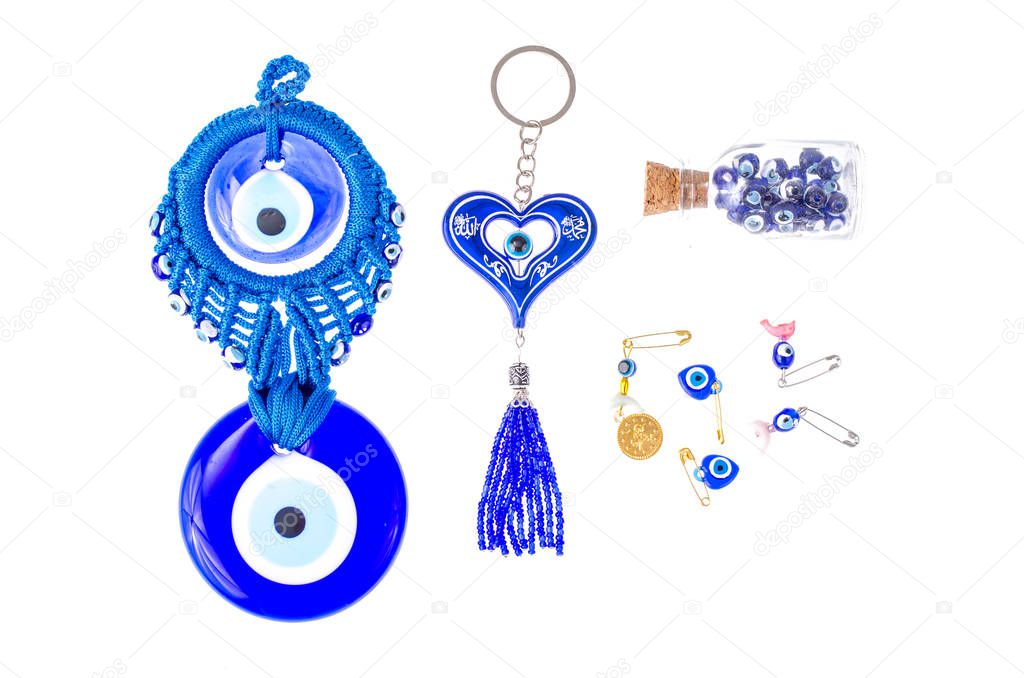 Blue traditional amulet from the evil eye