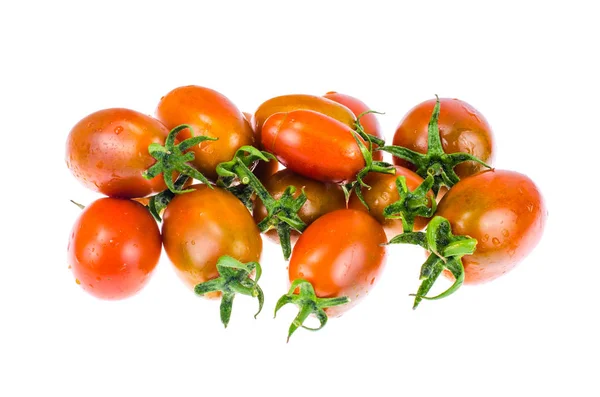 Rote ovale reife Kirschtomaten — Stockfoto