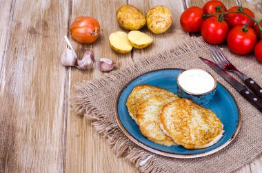 kızarmış patates pancakes