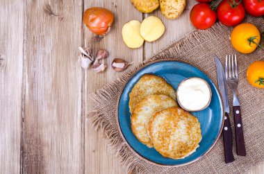 kızarmış patates pancakes