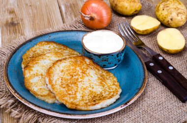 kızarmış patates pancakes