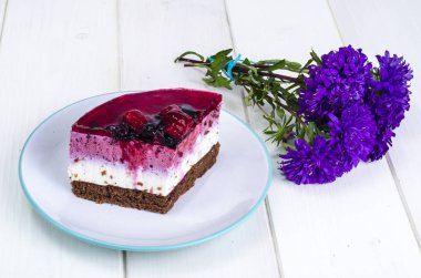 Çok kolay çilek ve jöle. Studio fotoğraf