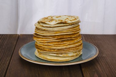 Bal ile lezzetli gözleme. Studio fotoğraf