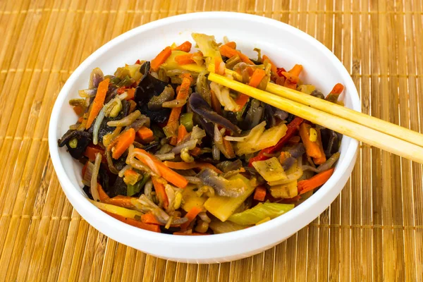 Asian Street Food Mix Vegetables Studio Photo — Stock Photo, Image