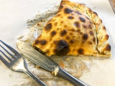 Lezzetli İtalyan pidesi sıcak pizza. Stüdyo Phot