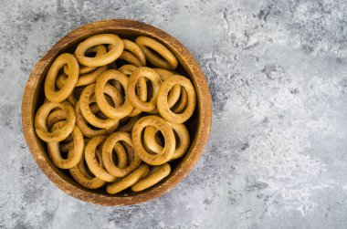 NET tatlı kurutma simit. Studio fotoğraf