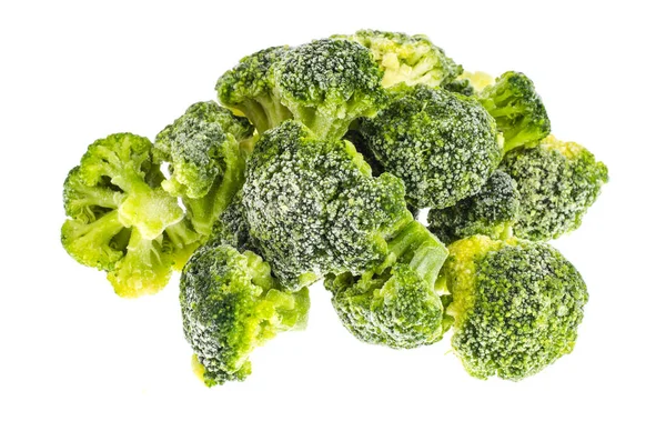 Fagyasztott Brokkoli Vegetáriánus Diétás Ételek Fotó Stúdió — Stock Fotó