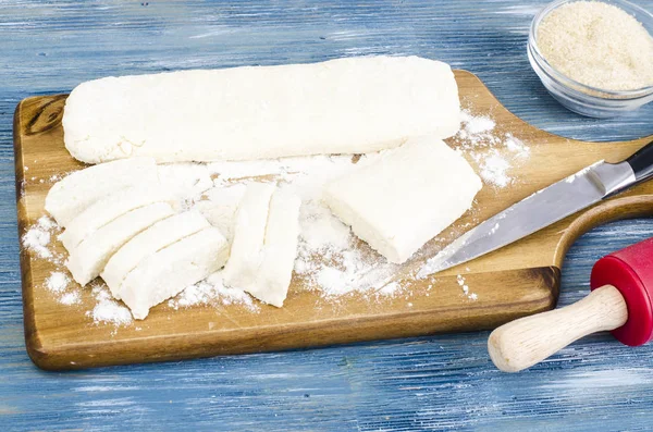 Cooking Products Curd Dough Studio Photo — Stock Photo, Image