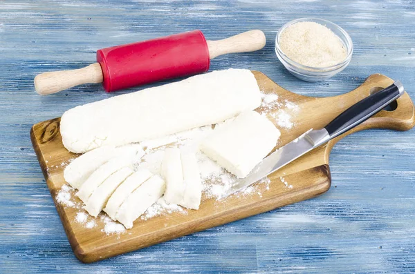 Cooking Products Curd Dough Studio Photo — Stock Photo, Image