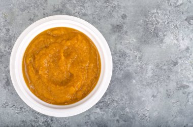 Bitkisel Macun, doğranmış sebze dan havyar. Studio fotoğraf