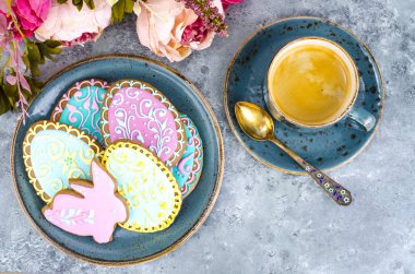 Ev yapımı kurabiye, Paskalya kutlamaları. Studio fotoğraf