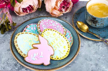 Ev yapımı kurabiye, Paskalya kutlamaları. Studio fotoğraf