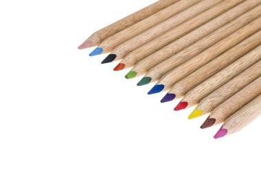 Renkli kalemler için çizim ve yaratıcılık. Studio fotoğraf