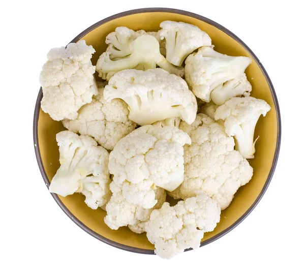 White Chopped Cauliflower Studio Photo — Stock Photo, Image