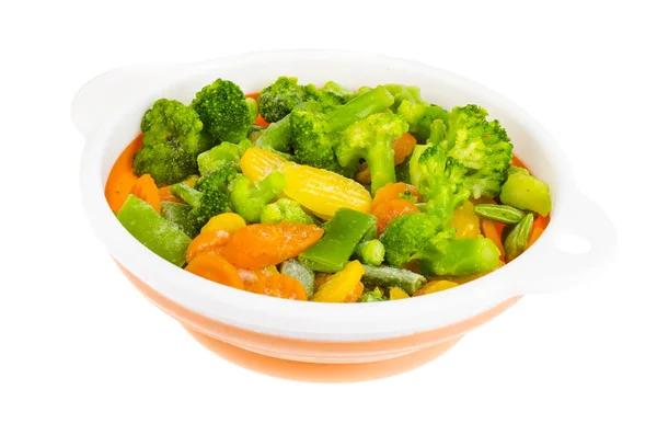 Mix Bright Frozen Vegetables Cooking Studio Photo — Stock Photo, Image