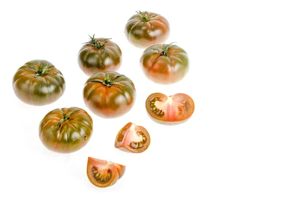 Frische Köstliche Tomaten Solanum Lycopersicum Raf Studioaufnahme — Stockfoto