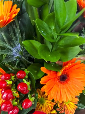 Arka plan, kart, afiş, metin için çiçeklerden doku.