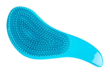 Evcil hayvan saç tarama için mavi tarak