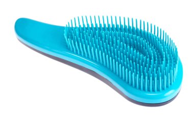 Evcil hayvan saç tarama için mavi tarak