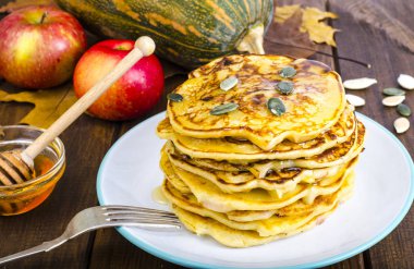 Kabak ile sebze krep