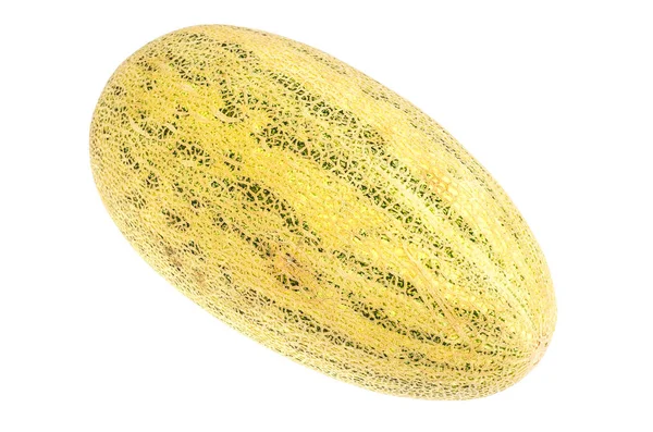 Hela mogen söt melon isolerad på vit bakgrund — Stockfoto