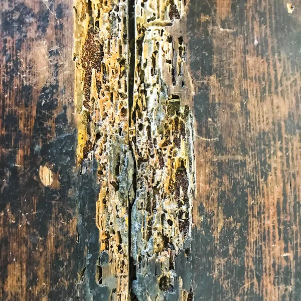 Old wooden damaged surface